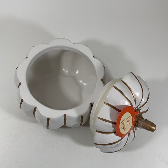 Ceramic Pumpkin Pot With lid By Whimsical Cuphoard - Picture 5 of 9
